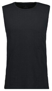Ragman Athletic Jersey Shirt Round Neck Underwear Black