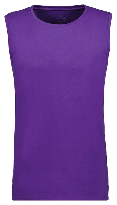 Ragman Athletic Jersey Shirt Round Neck Underwear Lilac