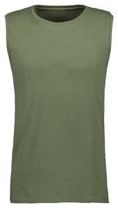 Ragman Athletic Jersey Shirt Round Neck Underwear Olive