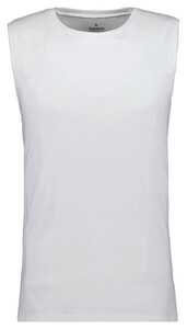 Ragman Athletic Jersey Shirt Round Neck Underwear White