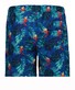 Ragman Bold Floral Leaves Pattern Swim Short Blauw-Multi
