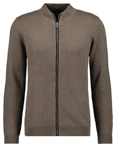 Ragman Cardigan Cotton Cashmere Fine Structure Camel