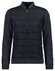 Ragman Cardigan Jacket Nylon Front College Collar Vest Zwart