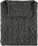 Ragman Col Cable Design Pullover Trui Donker Grijs