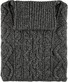 Ragman Col Cable Design Pullover Trui Donker Grijs