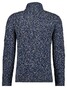 Ragman Col Cable Design Pullover Trui Mocca-Blue