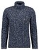 Ragman Col Cable Design Pullover Trui Mocca-Blue