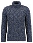 Ragman Col Cable Design Pullover Trui Mocca-Blue