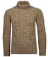 Ragman Col Cable Design Pullover Trui Oker