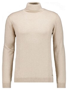 Ragman Col Cotton Cashmere Uni Trui Beige Melange