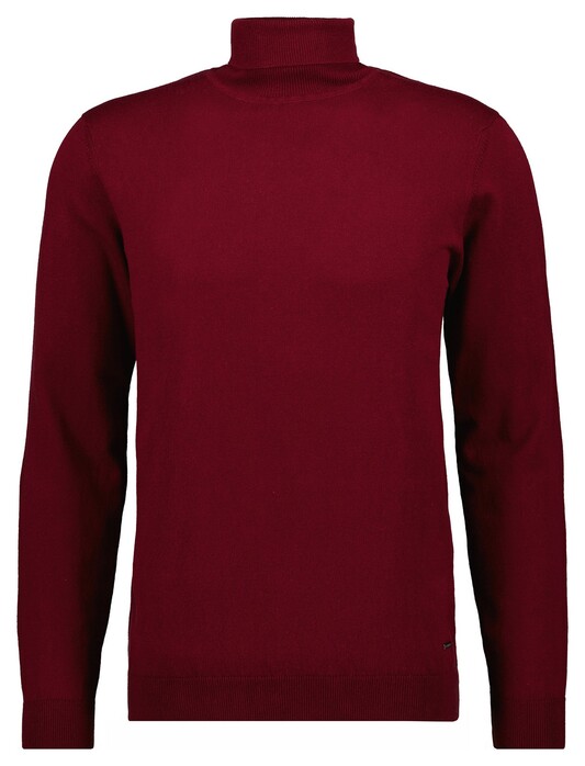 Ragman Col Cotton Cashmere Uni Trui Berry
