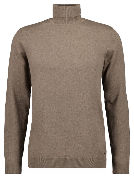 Ragman Col Cotton Cashmere Uni Trui Camel