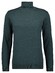 Ragman Col Cotton Cashmere Uni Trui Donker Groen Melange