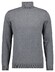 Ragman Col Cotton Cashmere Uni Trui Grijs