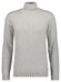 Ragman Col Cotton Cashmere Uni Trui Licht Grijs