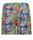 Ragman Comic Graphics Swim Short Blauw-Multi