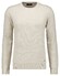 Ragman Cotton Knit Round Neck Mélange Trui Ecru