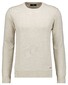 Ragman Cotton Knit Round Neck Mélange Trui Ecru