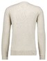 Ragman Cotton Knit Round Neck Mélange Trui Ecru