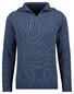 Ragman Cotton Troyer Zip Raglan Sleeve Trui Blauw Melange