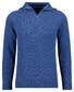 Ragman Cotton Troyer Zip Raglan Sleeve Trui Blue Sapphire