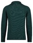 Ragman Cotton Troyer Zip Raglan Sleeve Trui Donker Groen