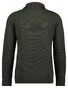 Ragman Cotton Troyer Zip Raglan Sleeve Trui Khaki