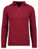 Ragman Cotton Troyer Zip Raglan Sleeve Trui Raspberry