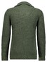 Ragman Cotton Troyer Zip Rib Knit Trui Khaki