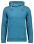 Ragman Drawstring Hoodie Sweat Pullover Dark Bluegreen