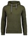 Ragman Drawstring Hoodie Sweat Trui Donker Groen