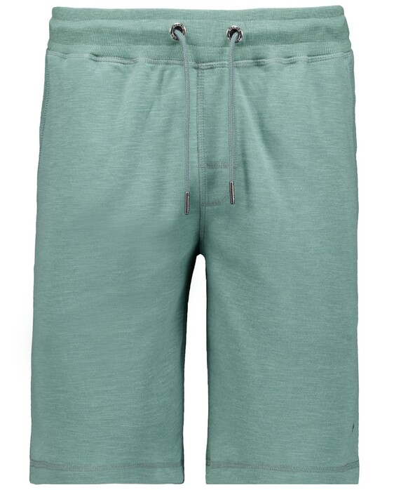 Ragman Drawstring Sweat Shorts Cotton Blend Joggingbroek Groen