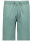 Ragman Drawstring Sweat Shorts Cotton Blend Joggingbroek Groen