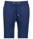 Ragman Drawstring Sweat Shorts Cotton Blend Joggingbroek Jeans Blauw