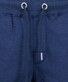 Ragman Drawstring Sweat Shorts Cotton Blend Joggingbroek Jeans Blauw