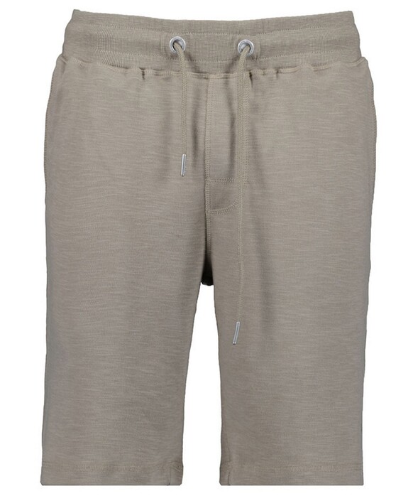 Ragman Drawstring Sweat Shorts Cotton Blend Joggingbroek Walnut