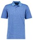 Ragman Duo Fine Line Soft Knit Easy Care Polo Aqua