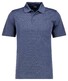 Ragman Duo Fine Line Soft Knit Easy Care Polo Azure