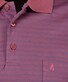Ragman Duo Fine Line Soft Knit Easy Care Polo Berry