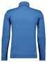 Ragman Fine Cotton Jersey Rollneck Shirt Long Sleeve Bottom Rib T-Shirt Blauw