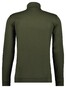 Ragman Fine Cotton Jersey Rollneck Shirt Long Sleeve Bottom Rib T-Shirt Dark Green