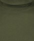 Ragman Fine Cotton Jersey Rollneck Shirt Long Sleeve Bottom Rib T-Shirt Dark Green