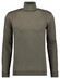 Ragman Fine Cotton Jersey Rollneck Shirt Long Sleeve Bottom Rib T-Shirt Mocca