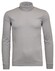 Ragman Fine Cotton Jersey Rollneck Shirt Long Sleeve Bottom Rib T-Shirt Silver Grey