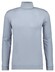 Ragman Fine Cotton Jersey Rollneck Shirt Long Sleeve Bottom Rib T-Shirt Silver