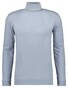 Ragman Fine Cotton Jersey Rollneck Shirt Long Sleeve Bottom Rib T-Shirt Silver
