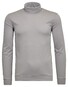 Ragman Fine Cotton Jersey Rollneck Shirt Long Sleeve Bottom Rib T-Shirt Zilvergrijs