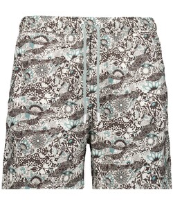 Ragman Graphic Fantasy Pattern Swim Short Brown-Multi