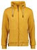 Ragman High Neck Drawstring Sweat Cardigan Zip Vest Oranje