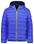 Ragman Hoodie Reversible Jacket Zipper Side Pockets Bright Night Blue